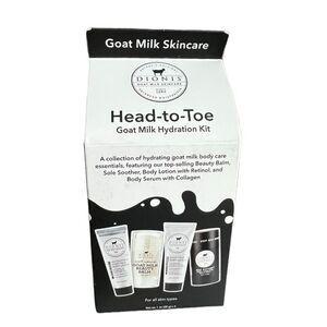 Brand New Dionis Head-To-Toe Goat Milk Hydration Skin Body Cream Beauty Kit Set